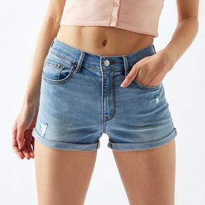 PacSun The Shortie Denim Shorts